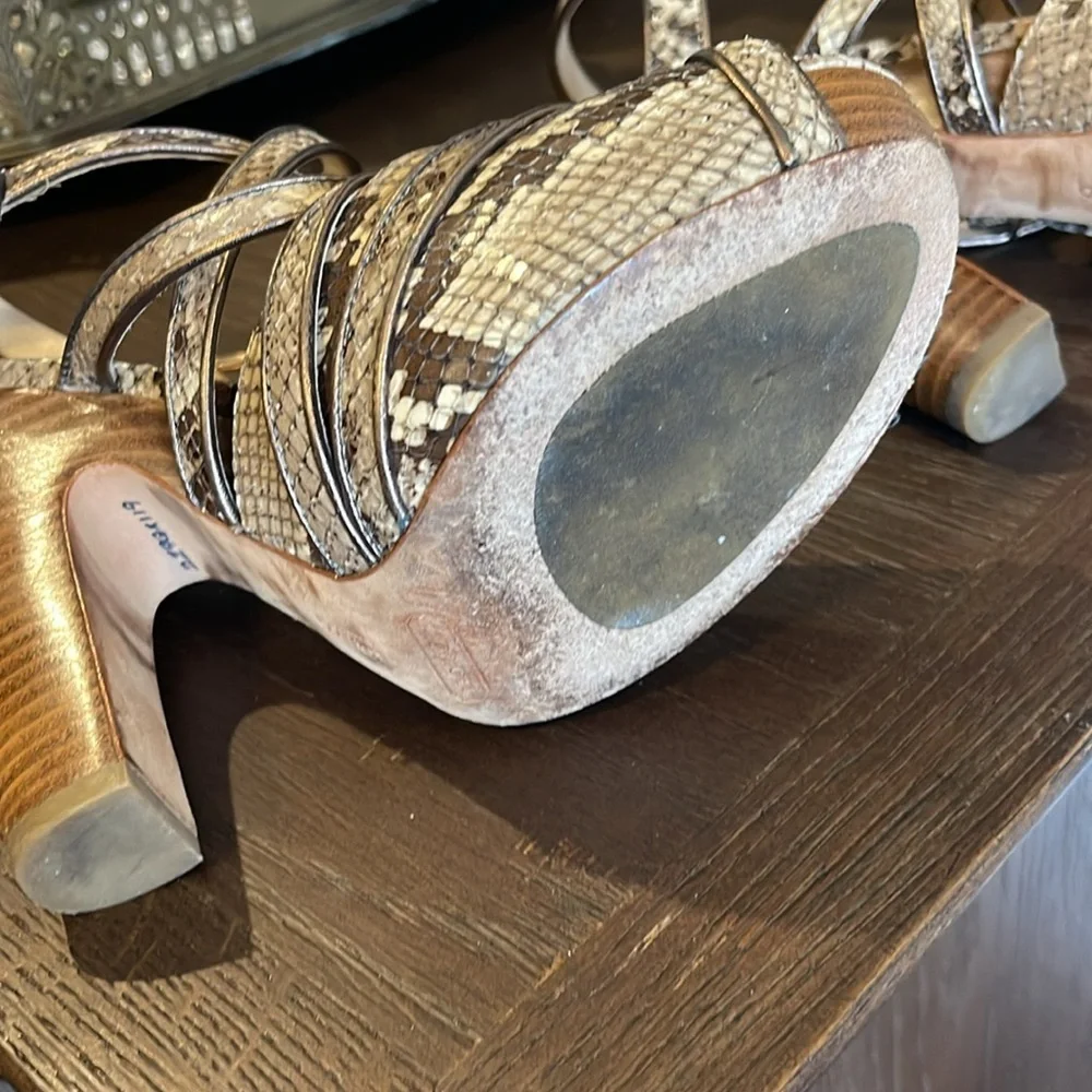 Coach Karolina Platform Strappy Heels, 7.5